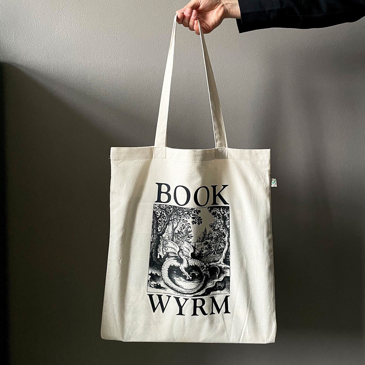 "Book Wyrm" Tote Bag