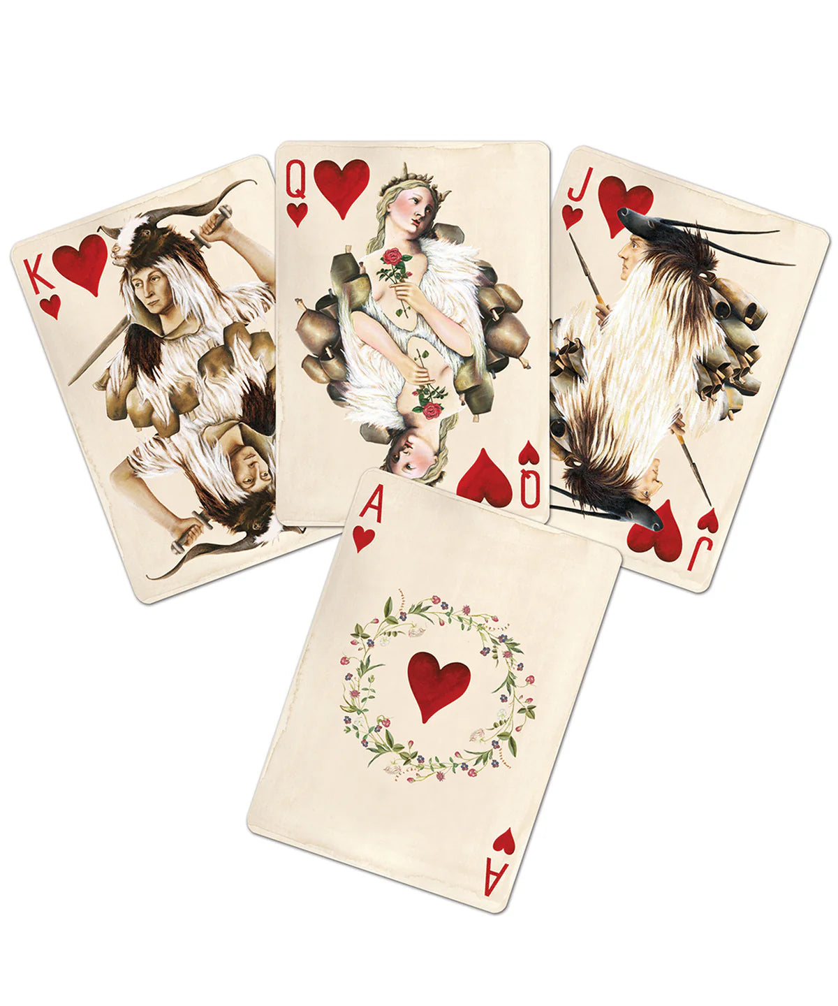 Ivory Pagan Playing Card Deck - Uusi - Haus Nostromo