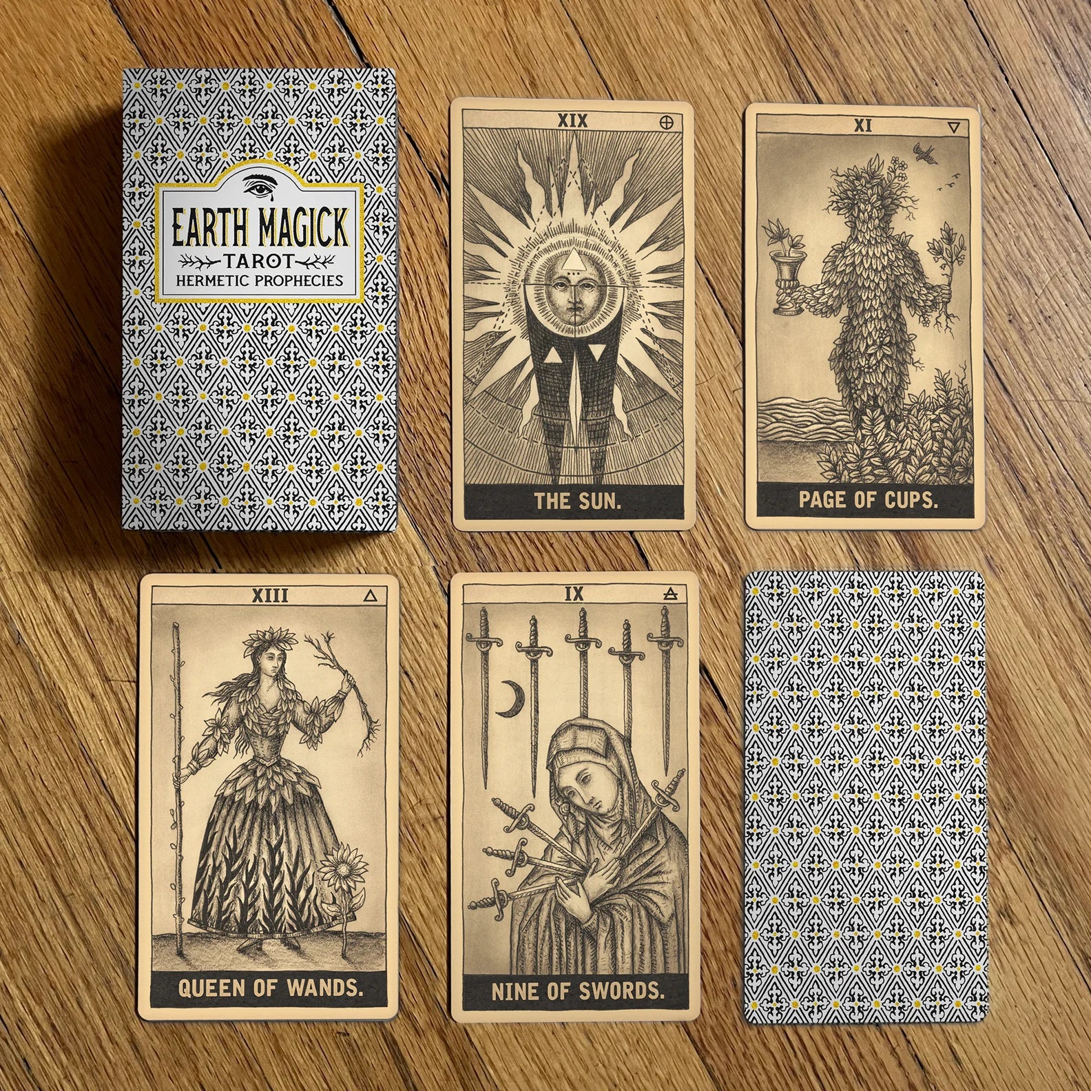 Earth Magick Tarot Deck and Book