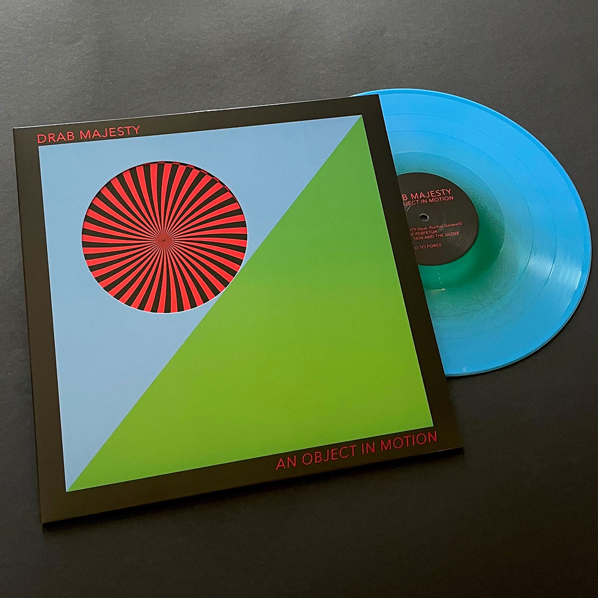 "An Object In Motion" Limited Edition Green in Blue Coloured Vinyl LP