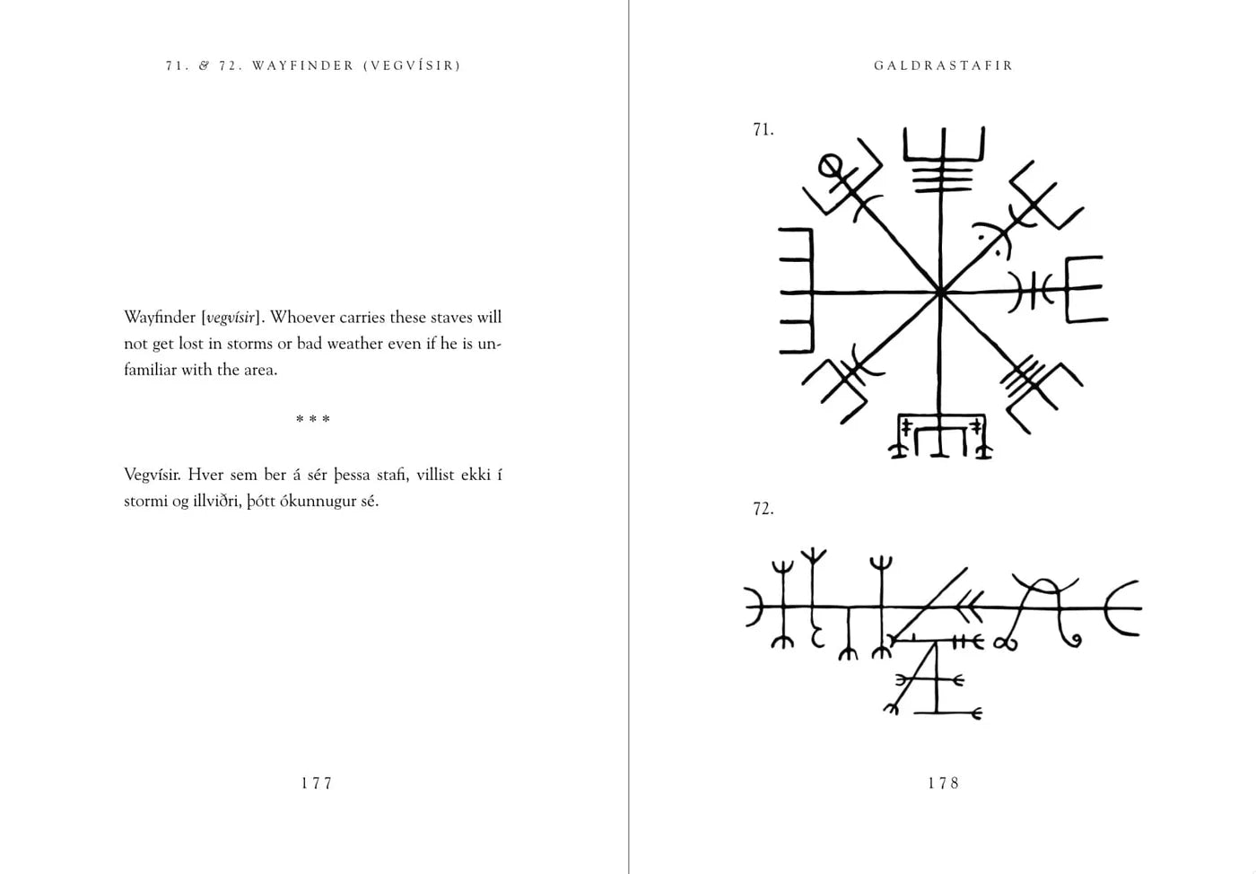 Galdrastafir: Historical Icelandic Magic Symbols - Hyldyr - Haus Nostromo