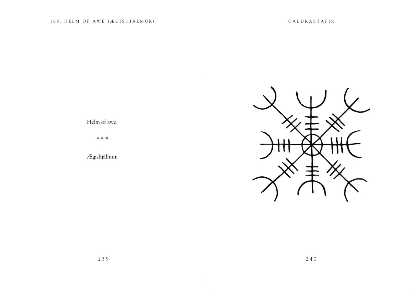Galdrastafir: Historical Icelandic Magic Symbols - Hyldyr - Haus Nostromo