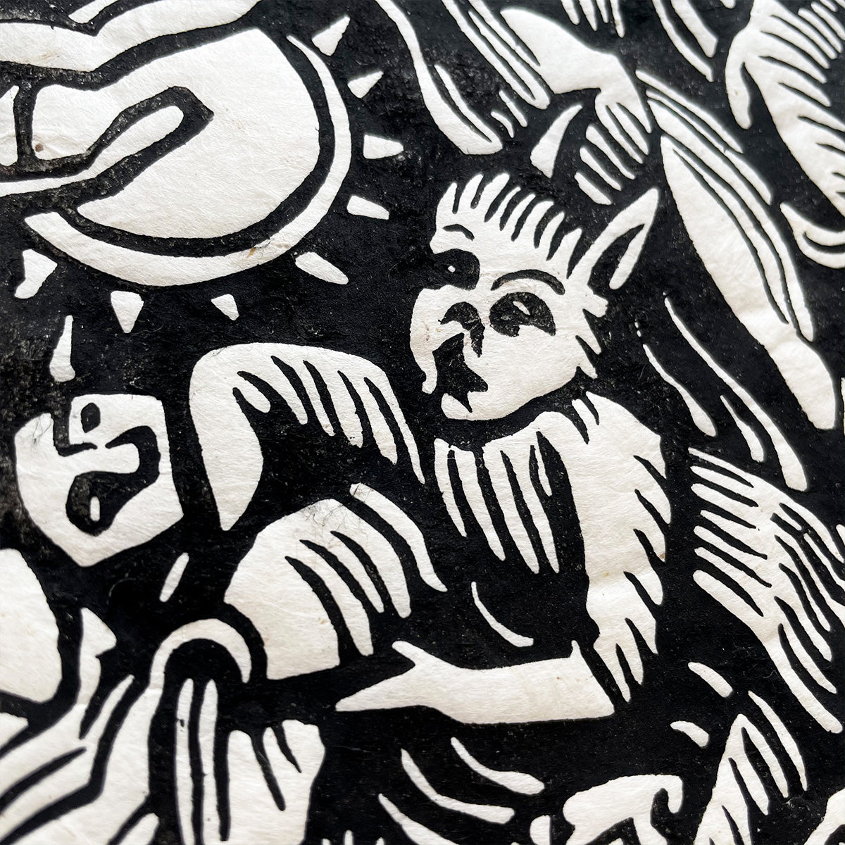 "Hexenhammer" Linocut Print