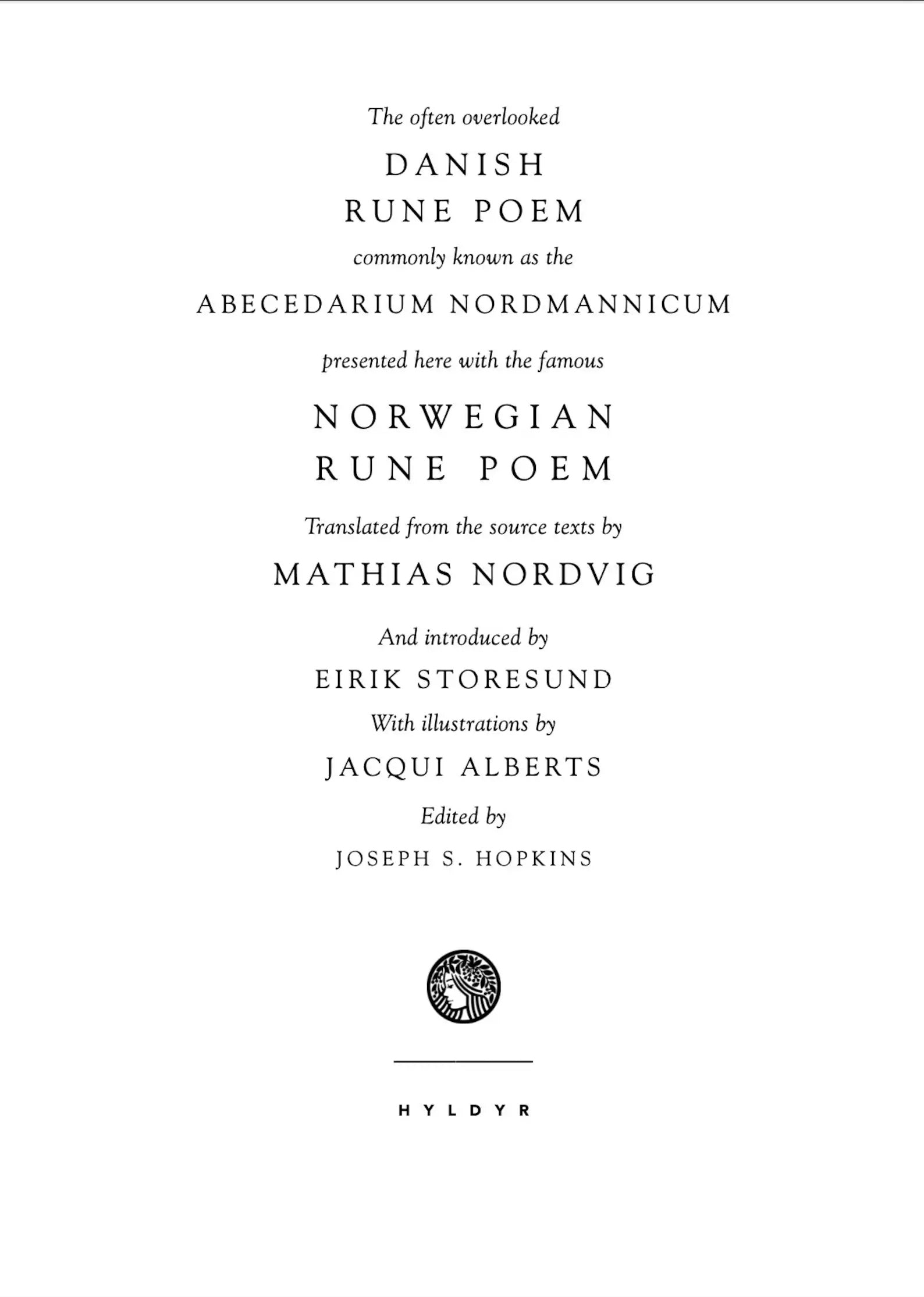 The Danish & Norwegian Rune Poems
