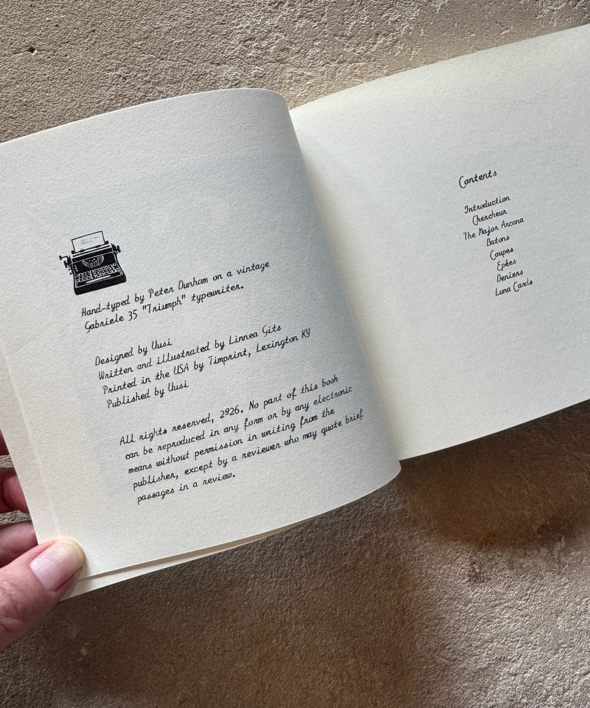 Lux Tarot Book of Sonnets