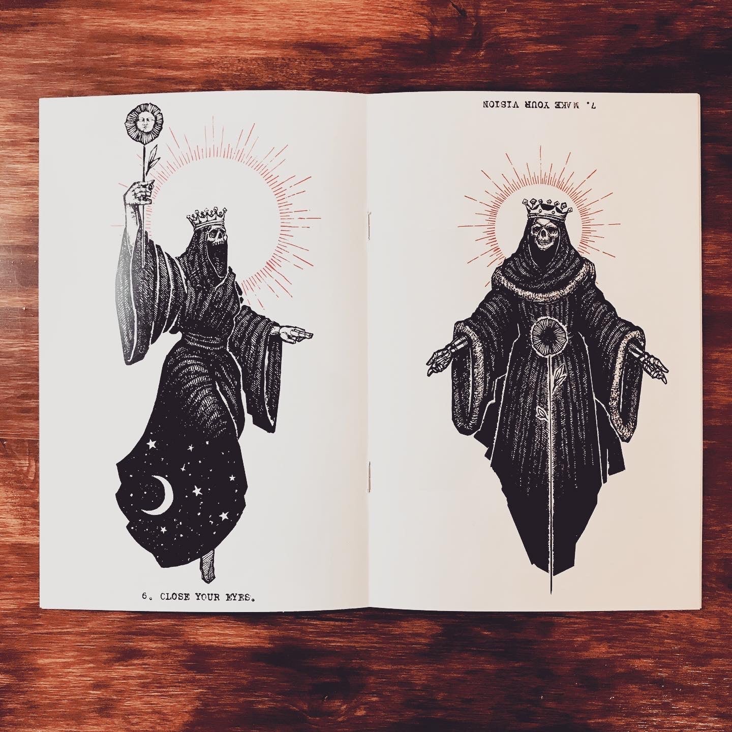 'Necromancy Triptych' - Selected Works of Micah Ulrich Art Booklet Collection
