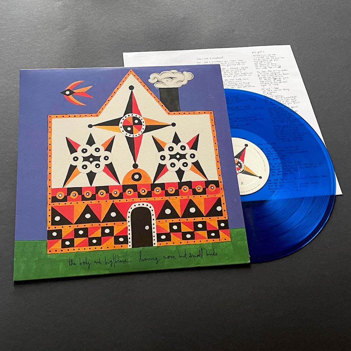 "Leaving None But Small Birds" Limited Edition Clear Blue Coloured Vinyl LP - The Body & BIG|BRAVE - Haus Nostromo