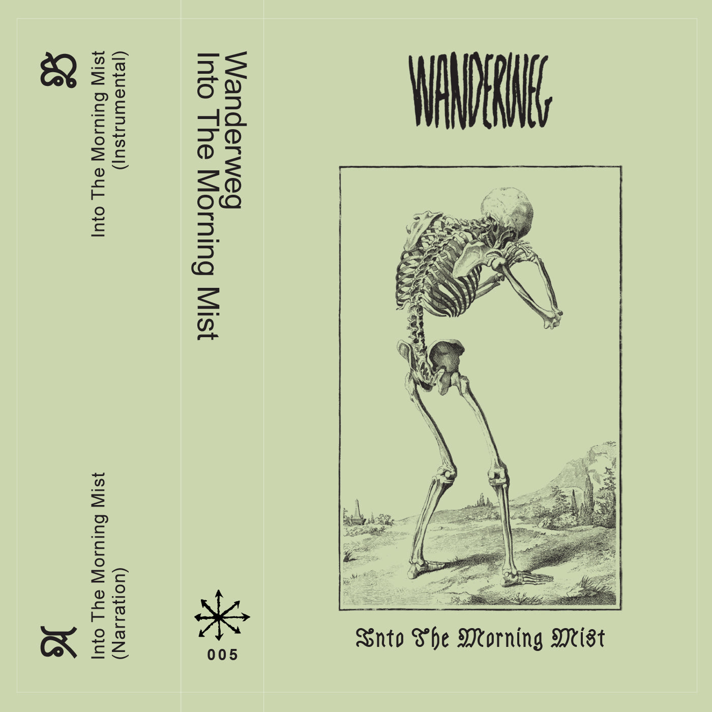 Into The Morning Mist Cassette Tape - Wanderweg Zine - Haus Nostromo