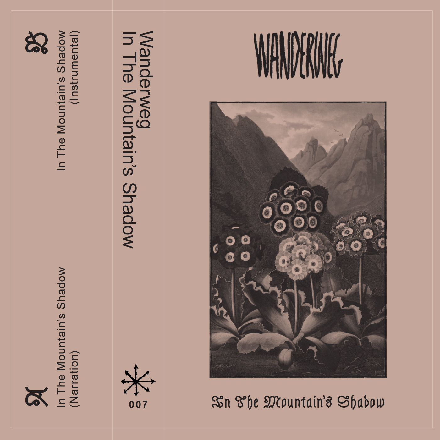 In The Mountain's Shadow Cassette Tape - Wanderweg Zine - Haus Nostromo
