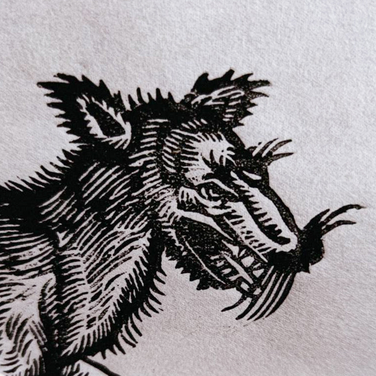 "Der Hund" Linocut Print