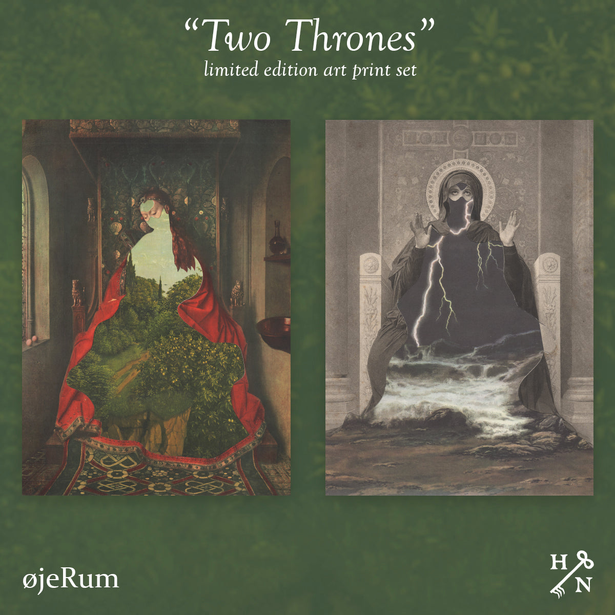 Limited Edition "Two Thrones" Art Print Set - øjeRum - Haus Nostromo