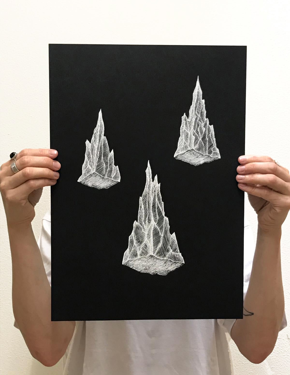 Rachel Anna Davies Illustration - The Floating Mountains  - Haus Nostromo