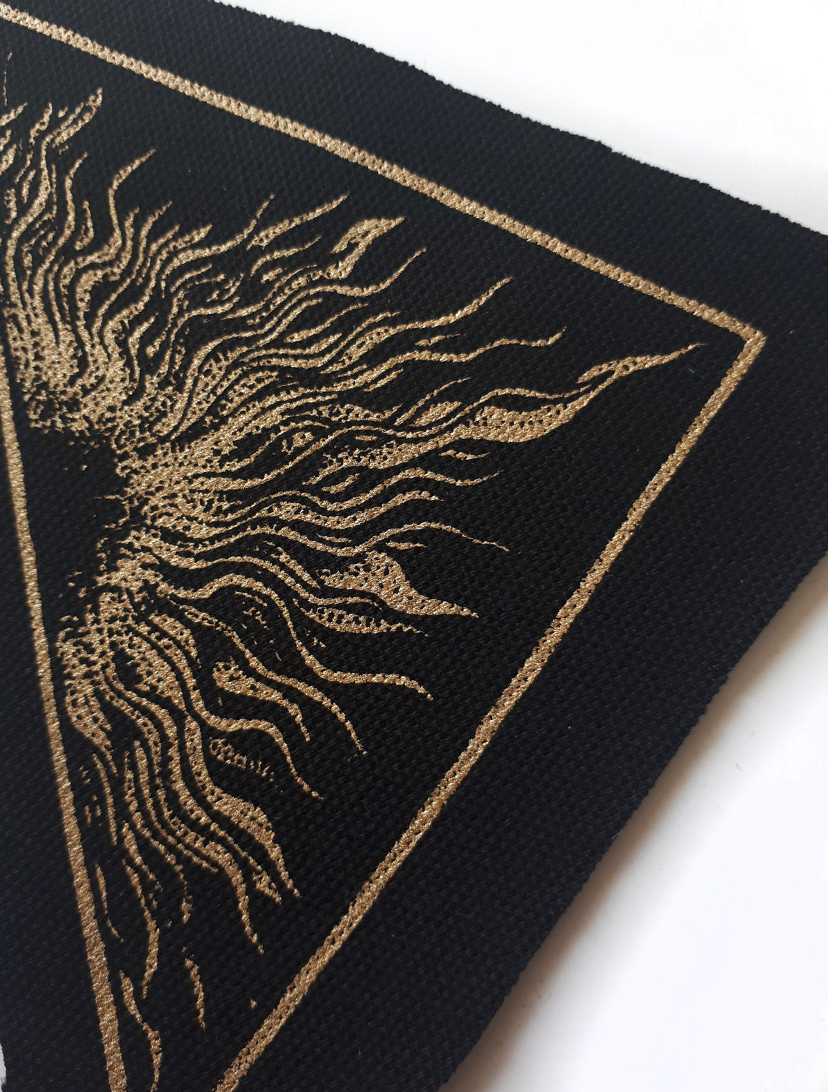 Gold Fire Emblem Patch - Drowned Orange - Haus Nostromo