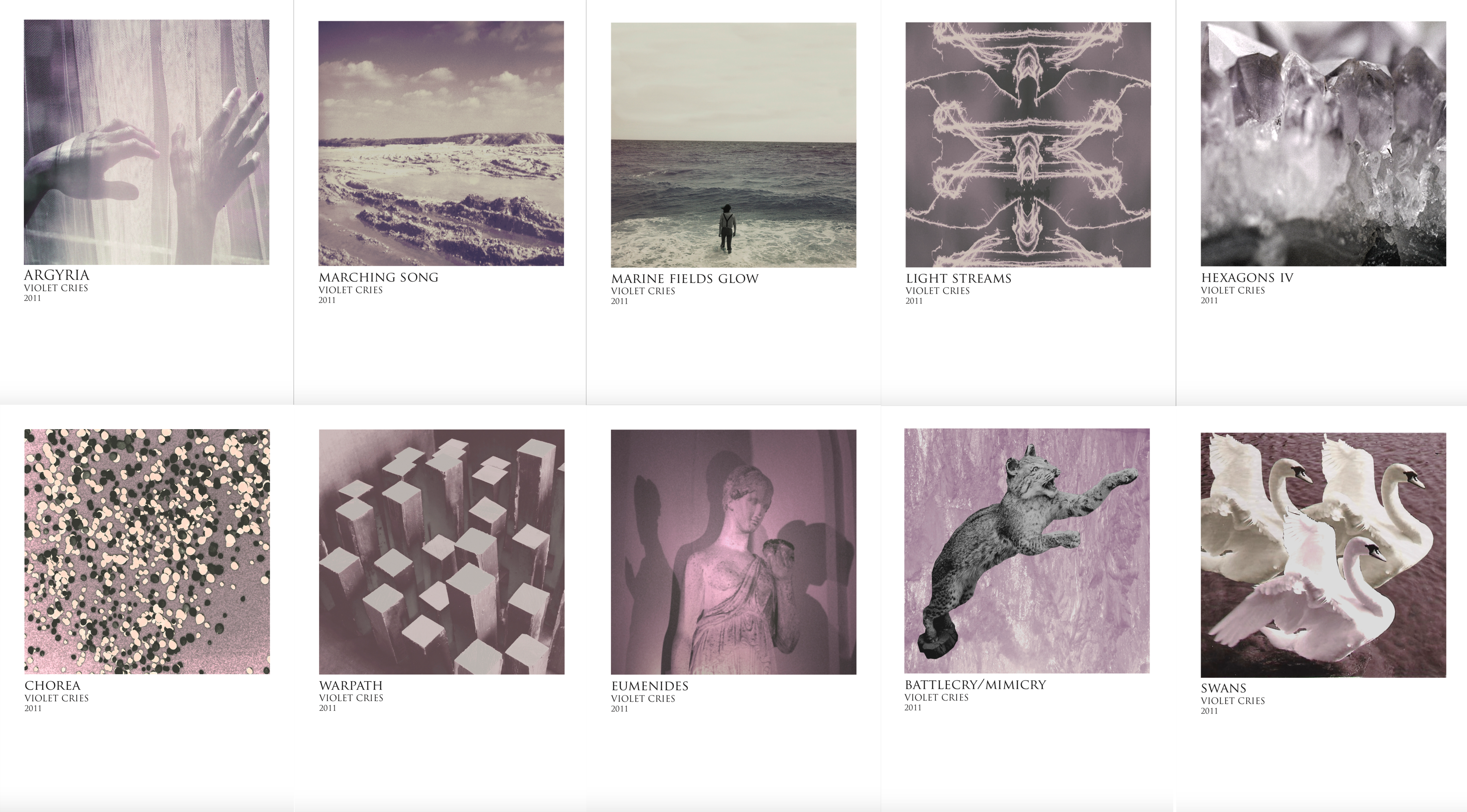 (Pre-Order) Violet Cries Postcard Set and 'Live In Brighton 2011' Digital Download - Esben And The Witch - Haus Nostromo